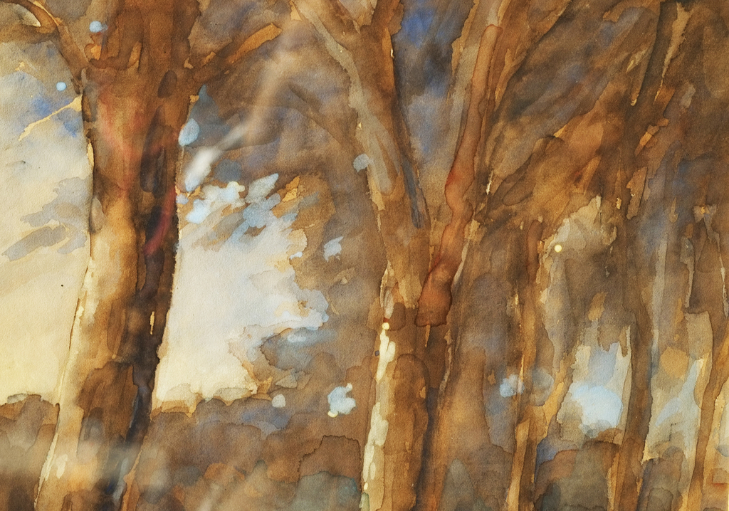 Petrus Paulus Schiedges jr. 'Wandelaars op een bospad' Aquarel. kopen? Bied vanaf 90!