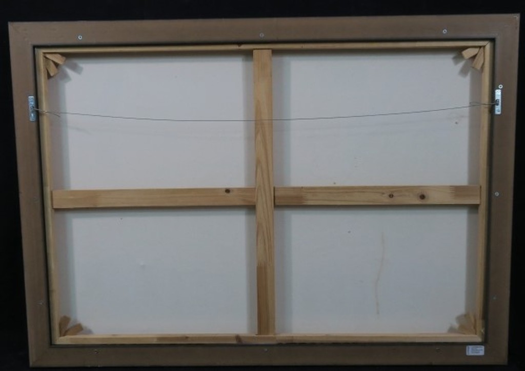 Meertje Kaal: Acryl en Olieverf op doek, Foute, maar tevreden tekkel - Ingelijst kopen? Bied vanaf 1!