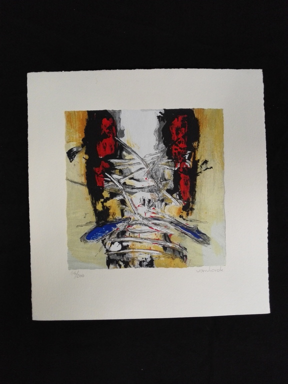 Hans Vanhorck, zeefdruk op papier kopen? Bied vanaf 10!