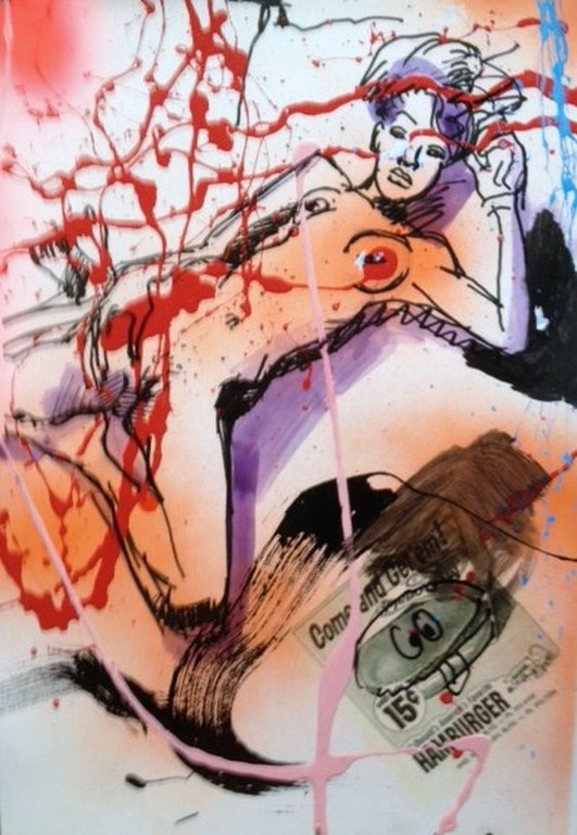 Peter Klashorst , gem. Techniek op papier Serie: Morning Drawings Cambodia kopen? Bied vanaf 1!