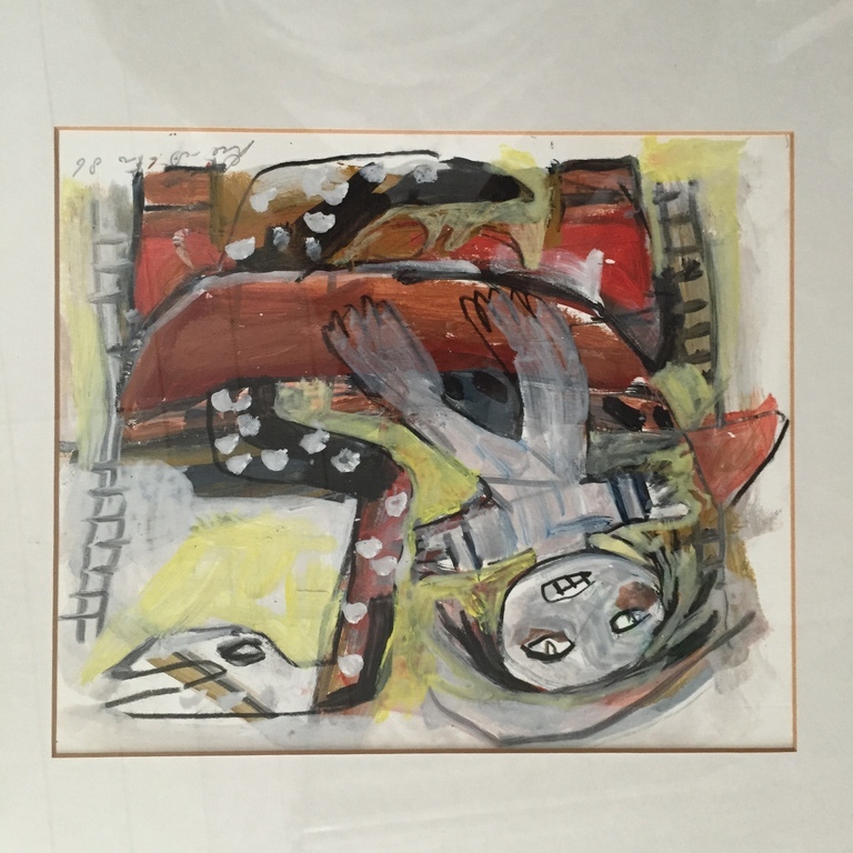 John Lie A Fo  Originele Gouache 1986 kopen? Bied vanaf 1!