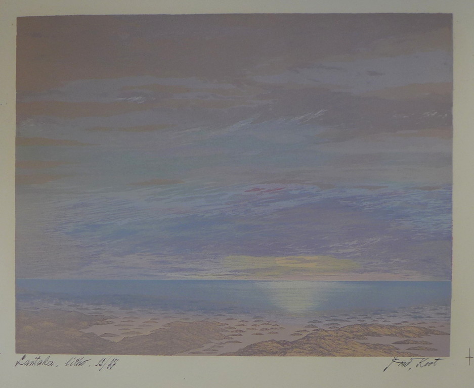 Fred Koot, litho, titel Lantaka, oplage 13/47 beeldformaat 35 x 44,8 cm kopen? Bied vanaf 1!