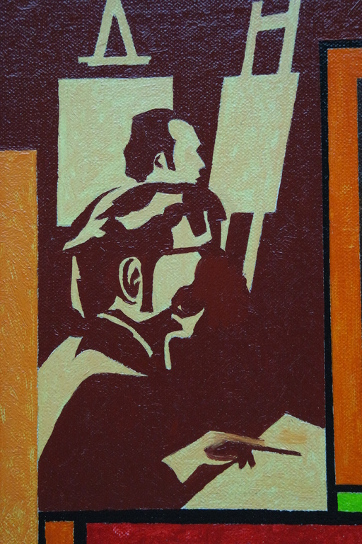 Jan van Hest (1915) - olieverf op doek - inspiratie v.d. kunstenaar kopen? Bied vanaf 285!
