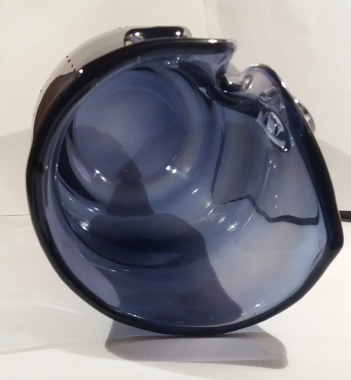 grote  paarse uilenvaas  met parelmoer  kopen? Bied vanaf 45!