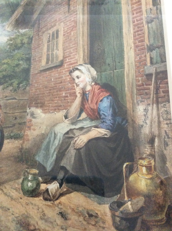 Johannes Engel Masurel 1826-1915   Boer en Boerin voor boerderij  kopen? Bied vanaf 185!