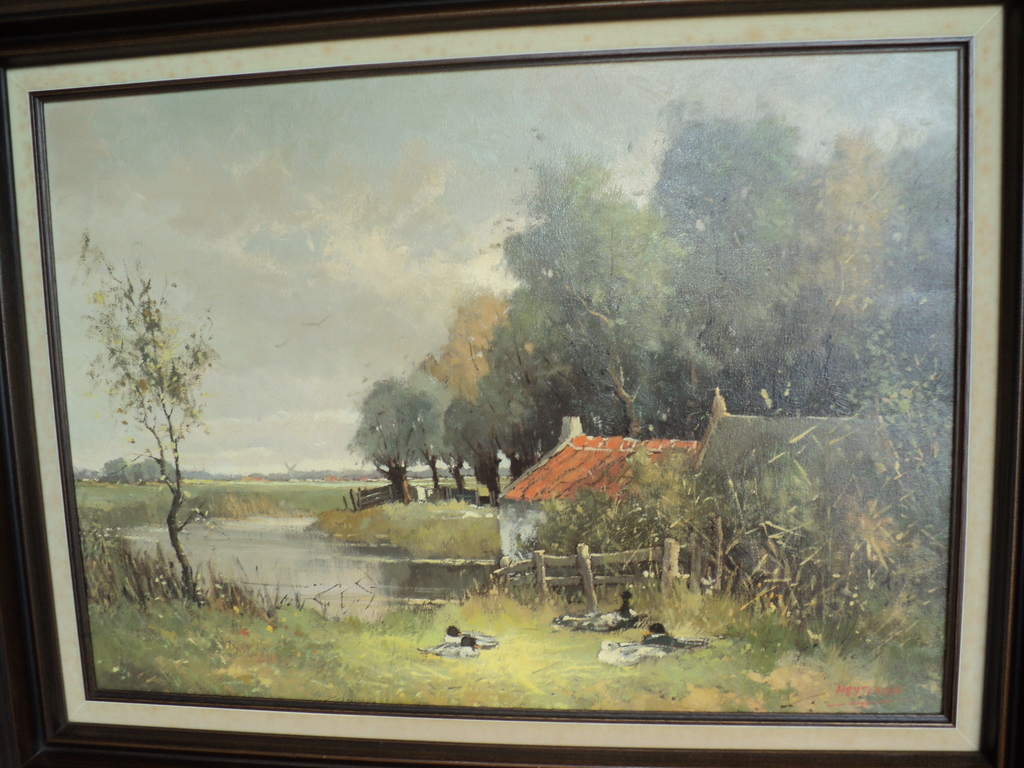 prachtig landschap van Willem Heytman kopen? Bied vanaf 175!