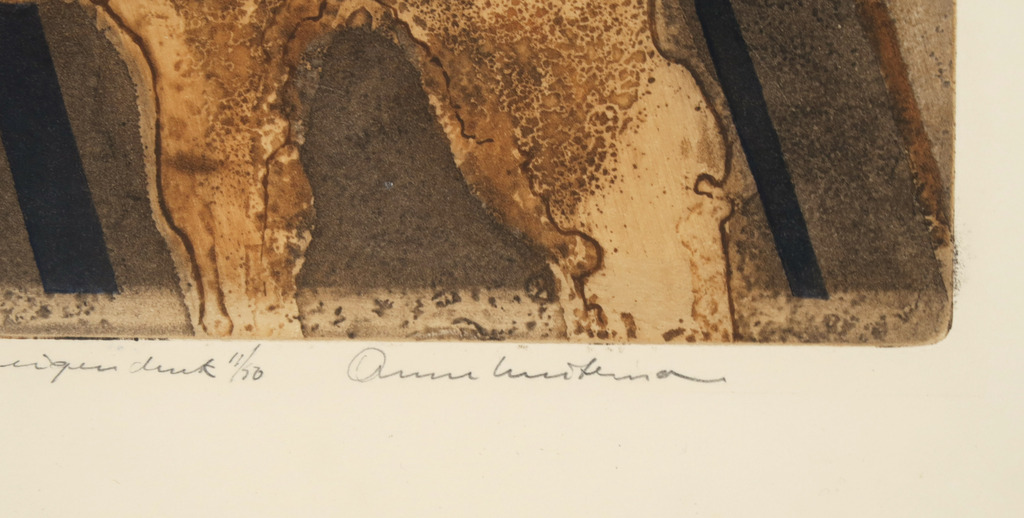 Anne Huitema: Ets en aquatint, Landschap kopen? Bied vanaf 1!