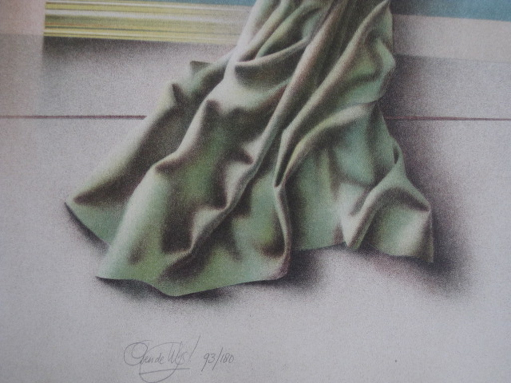 Groot Realistisch werk van Poen de Wijs (1948-2014) Lithografie "Song of Songs" kopen? Bied vanaf 1!