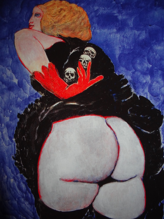 Ernst Fuchs, 'Die Kopfsammlerin' - handgesigneerd, 2012 kopen? Bied vanaf 29!