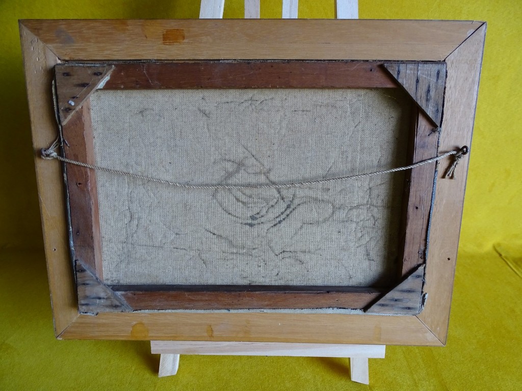 Onduidelijk, olieverf op doek, zonder titel kopen? Bied vanaf 1!