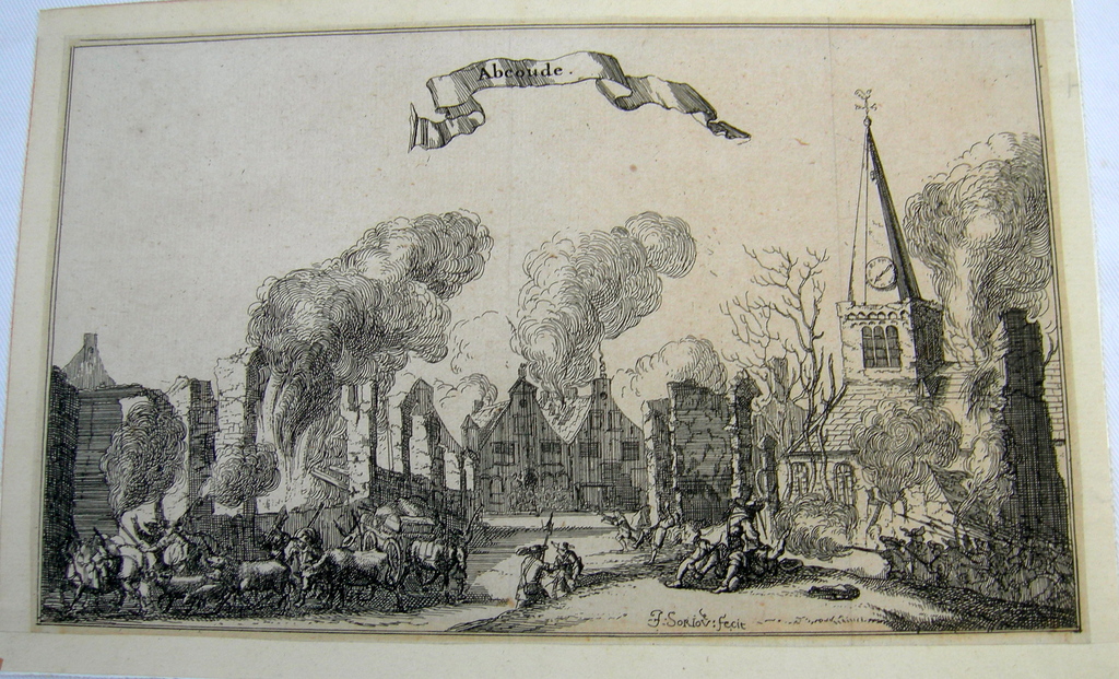 Isaac Sorious, drie 17e eeuwse etsen verkocht voor € 50!