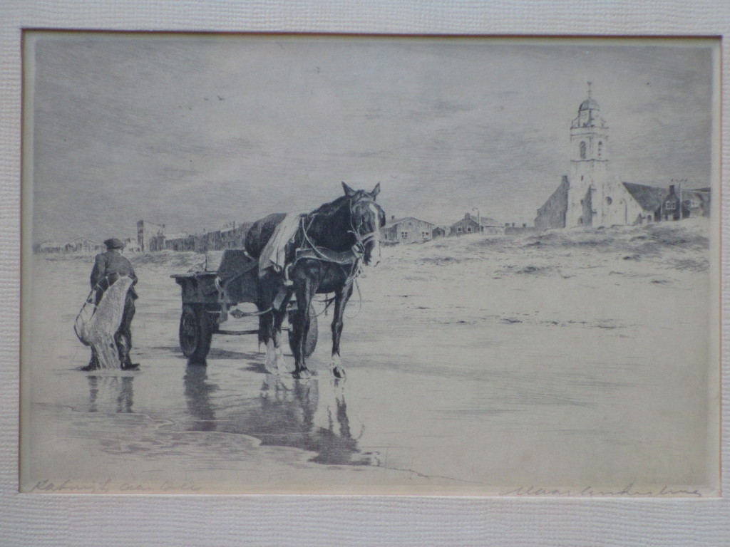 Maarten Langbroek, Katwijk aan Zee, Ets verkocht voor € 35!