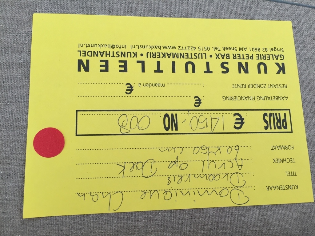 Dominique Chan acryl op doek Titel: Droomreis kopen? Bied vanaf 50!