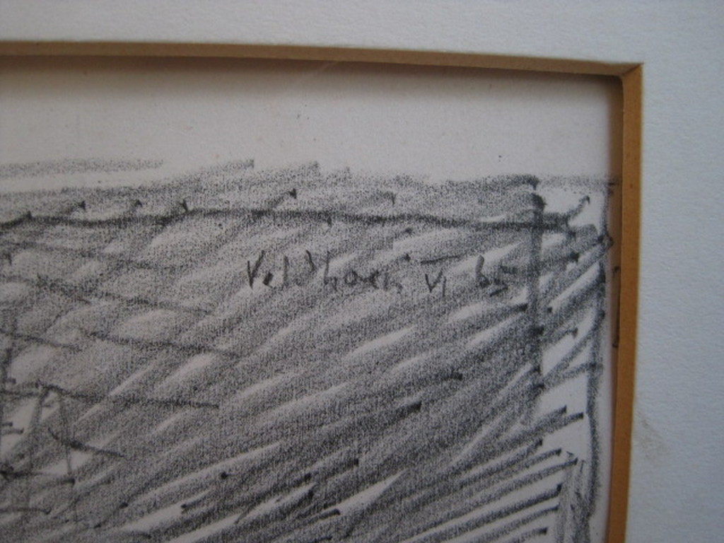 Aat Veldhoen (1934-) grote litho "meisje met hoed" gesigneerd 1964 kopen? Bied vanaf 1!