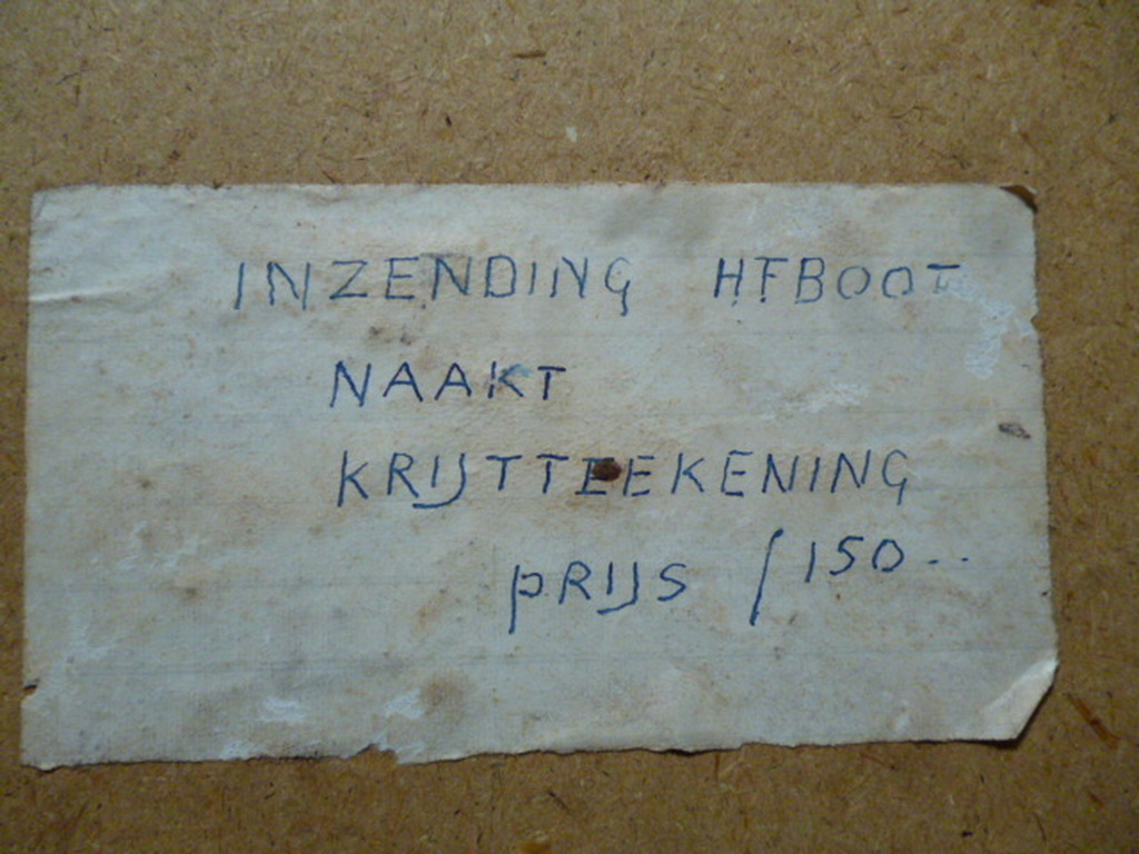 H.F. Boot - tekening - Staand naakt kopen? Bied vanaf 125!