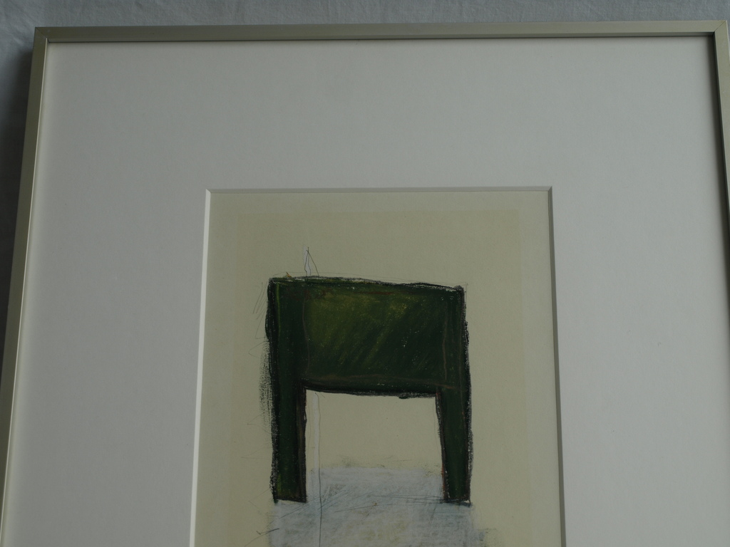 Jet Rotmans : Pastelkrijt – Zonder titel – gesigneerd – Ingelijst - 1988 kopen? Bied vanaf 40!