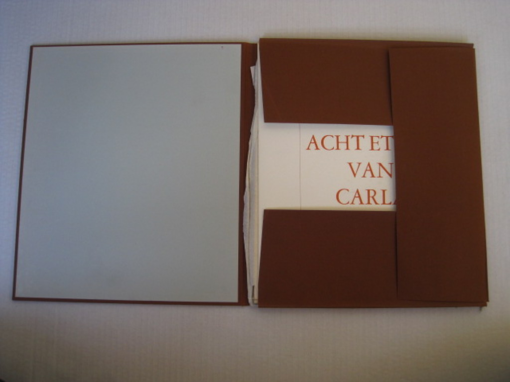 Bijzondere  uitgave "Een week in 8 Etsen" van Carla Kleekamp (1937) gesigneerd  kopen? Bied vanaf 1!