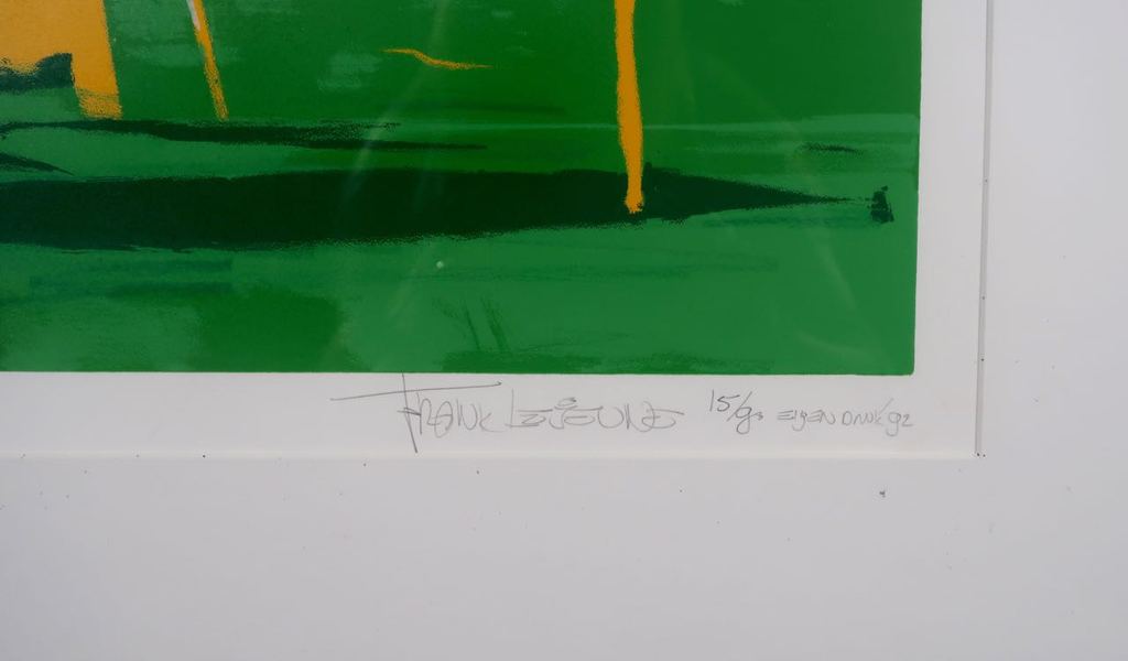 Frank Lejeune: Zeefdruk, Zonder titel - Ingelijst kopen? Bied vanaf 50!