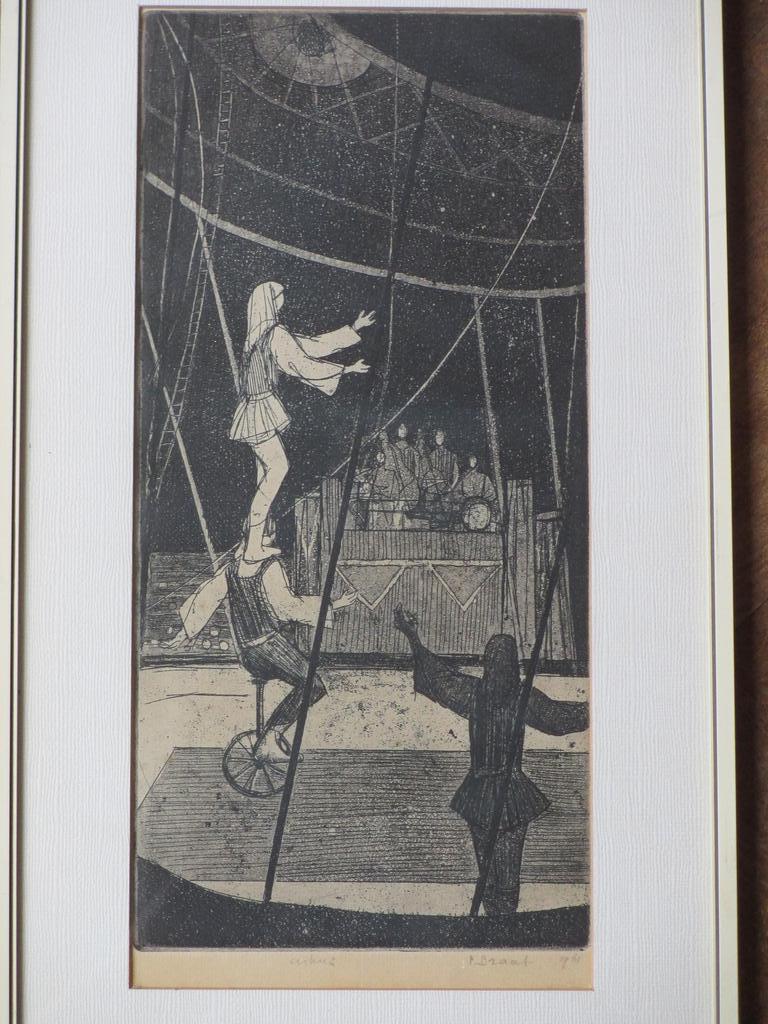 Pauline Braat, Cirkus, Ets 1961 kopen? Bied vanaf 40!