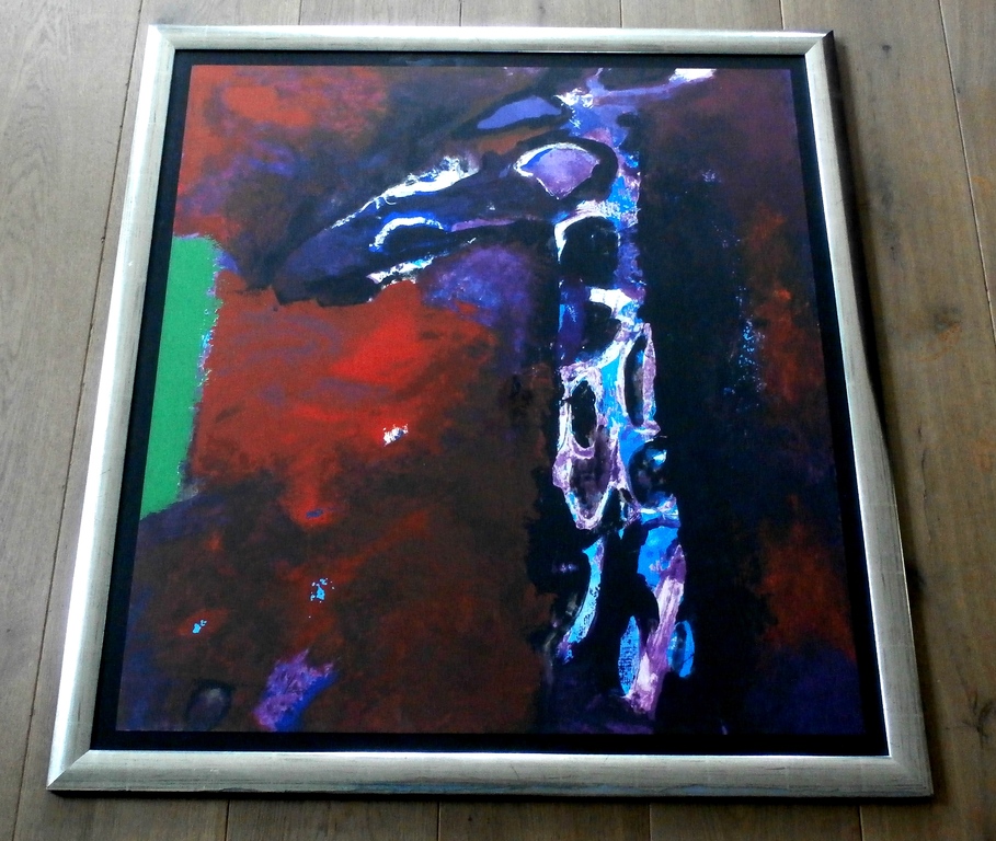 Nico Molenkamp - zeefdruk: Giraffe - Groot kopen? Bied vanaf 350!