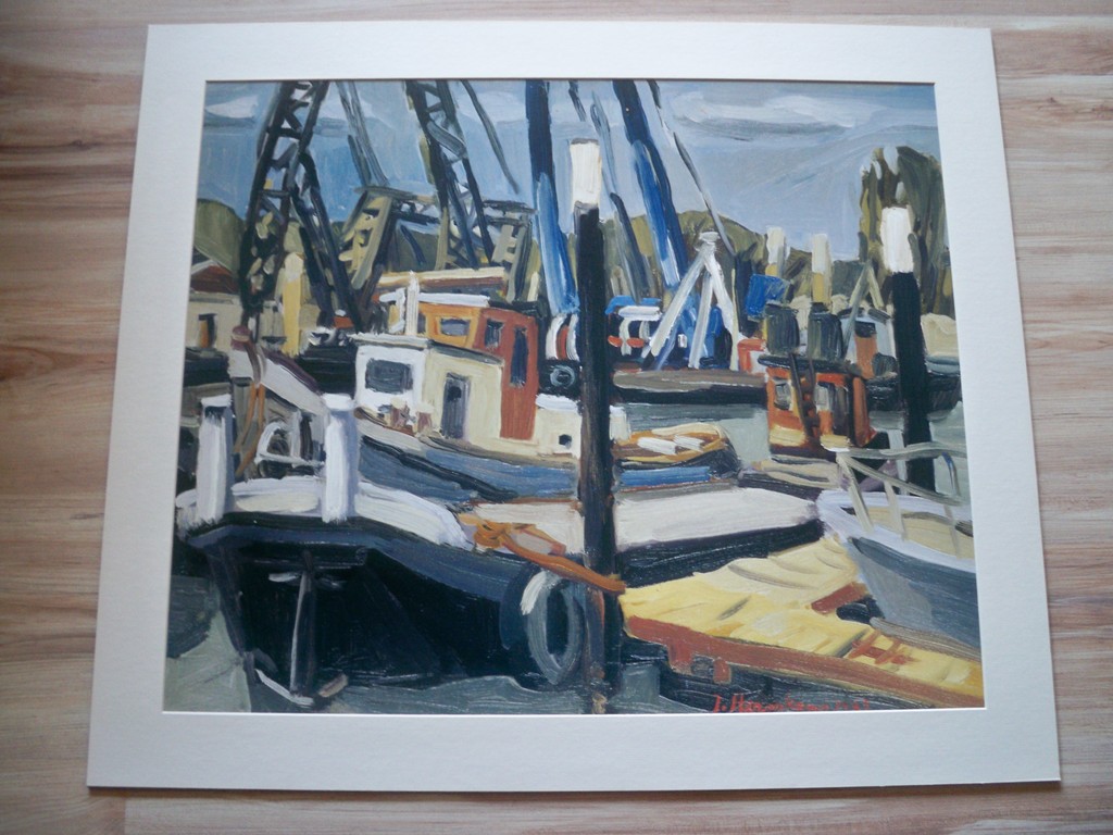 zeefdruk haven - Jeroen Hermkens verkocht voor € 65!