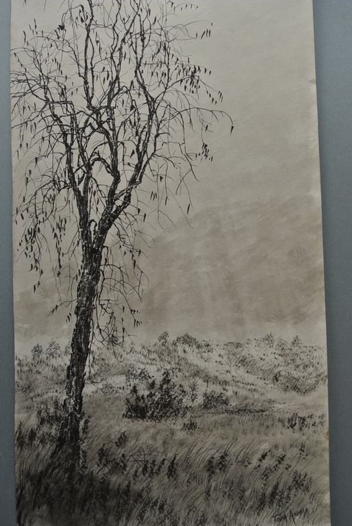 TOM ANEMA. Mooie Aquarel  “Herfst in Nederland III”  Handgesigneerd. kopen? Bied vanaf 9!