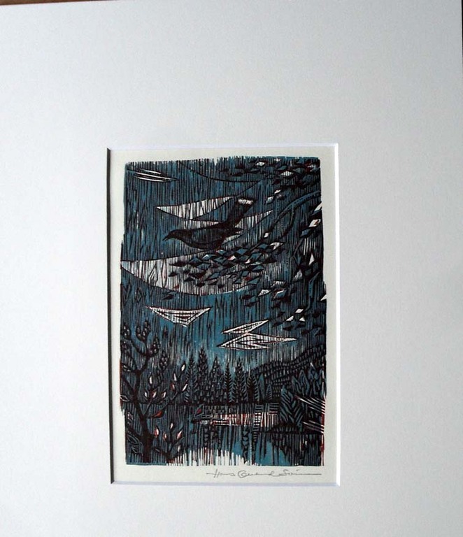 Hans Gerhard Soerensen - Lykken - orginal Houtsnede , handgesigneerd kopen? Bied vanaf 25!