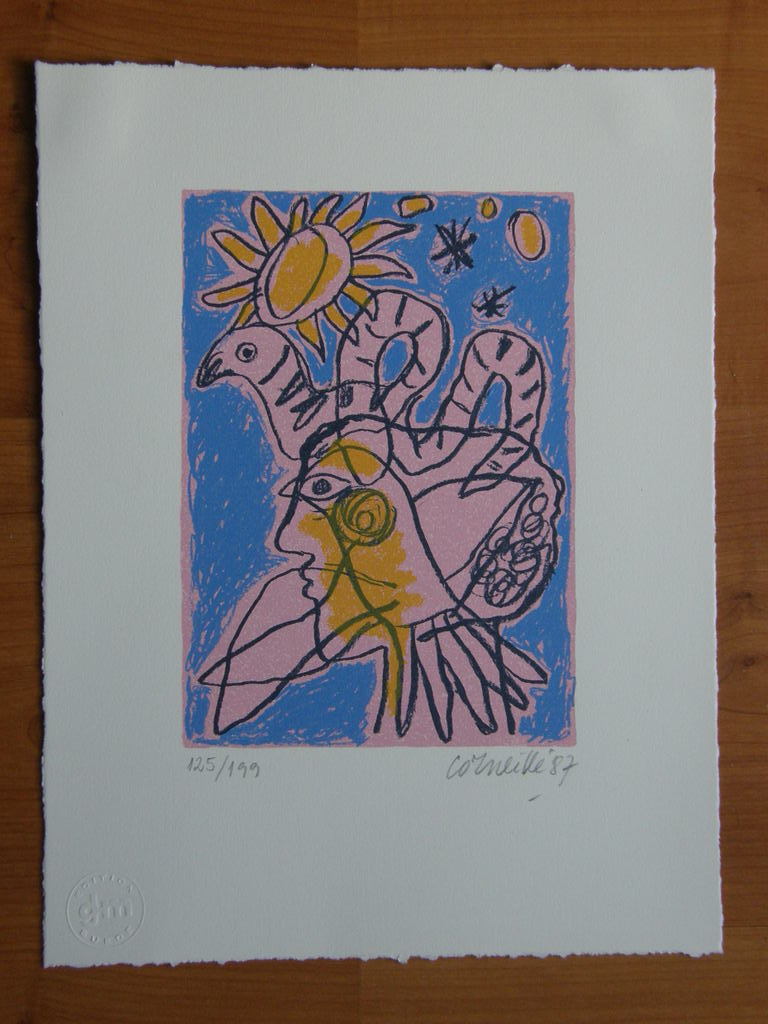 Corneille: Litho, genummerd, potlood gesigneerd kopen? Bied vanaf 85!