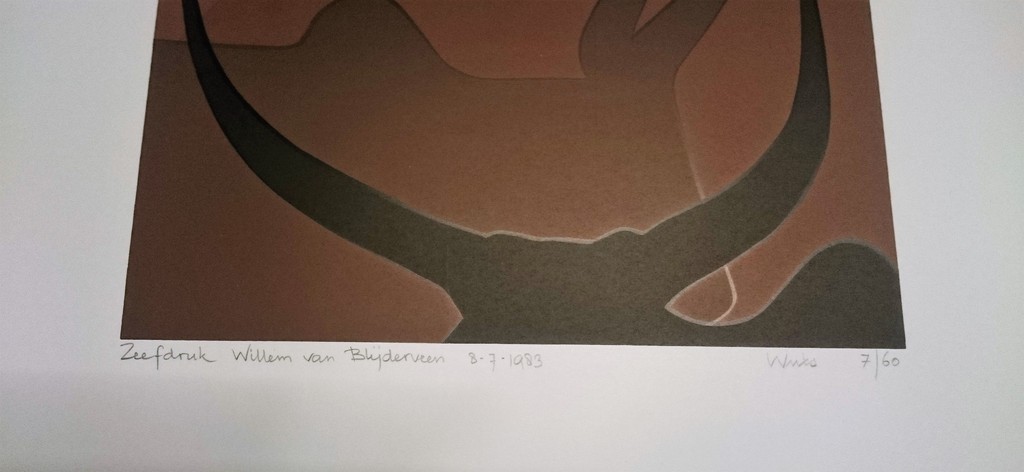 Willem van Blijderveen,zeefdruk  kopen? Bied vanaf 20!