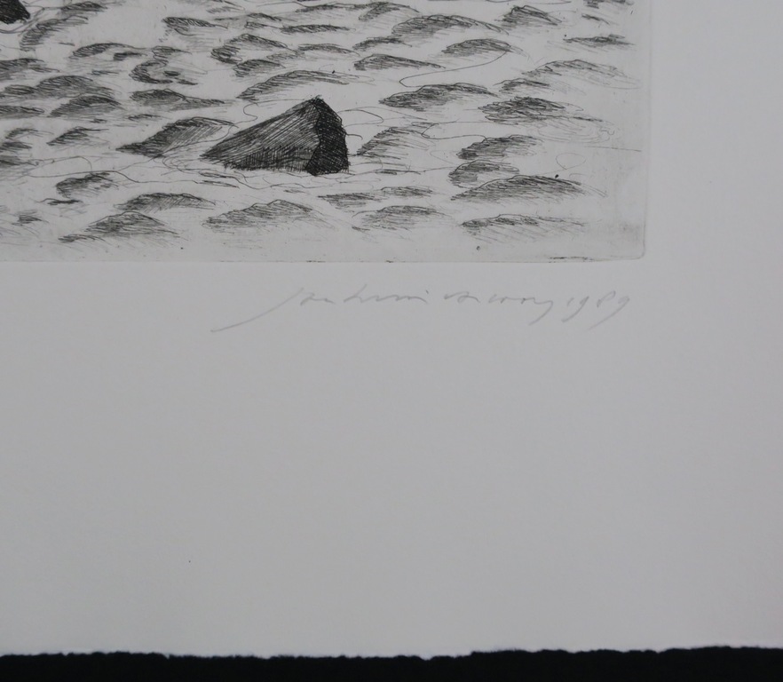 Lot met 2 werken: o.a Jan Hein van Rooy, Ets, Rivierlandschap kopen? Bied vanaf 1!