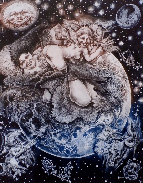 Hugo Besard - Ets - Titel: "Gaia" - 1993 verkocht voor € 55!
