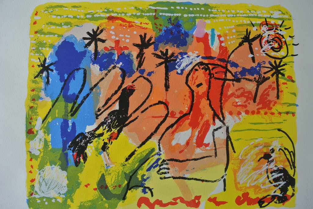 DOMINIQUE CHAN.  Zeefdruk uit de portfolio KOKAI. 2002. 13/40   III verkocht voor € 59!