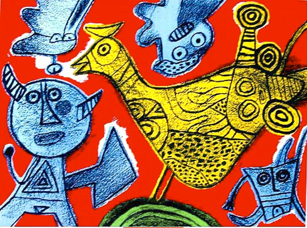Corneille - Songes du Diable - kleurenlitho - gesigneerd kopen? Bied vanaf 100!