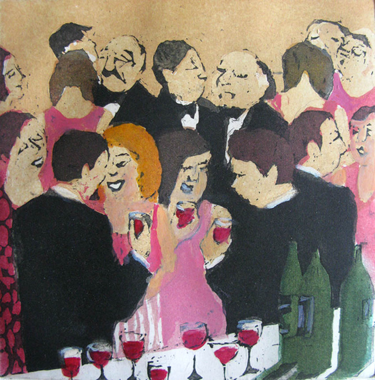 Willy Belinfante - BORRELPRAAT - kleurets verkocht voor € 41!