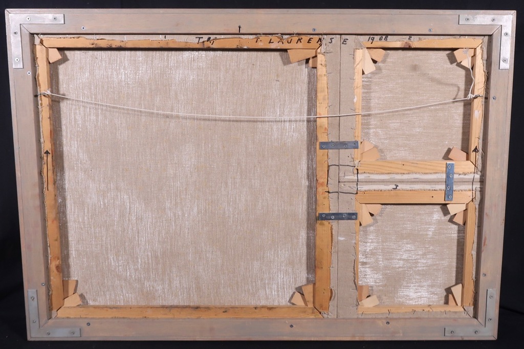 Toon Laurense: Olieverf op 3 doeken, Z.T. - Ingelijst kopen? Bied vanaf 400!