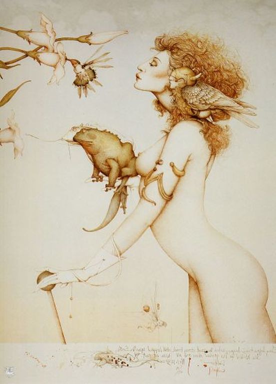 Michael Parkes, Steendruk, handgesigneerd, Mayan Spring kopen? Bied vanaf 400!