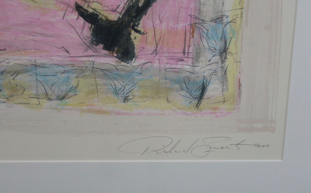 Richard Smeets: Zeefdruk, Z.T. - Ingelijst kopen? Bied vanaf 40!