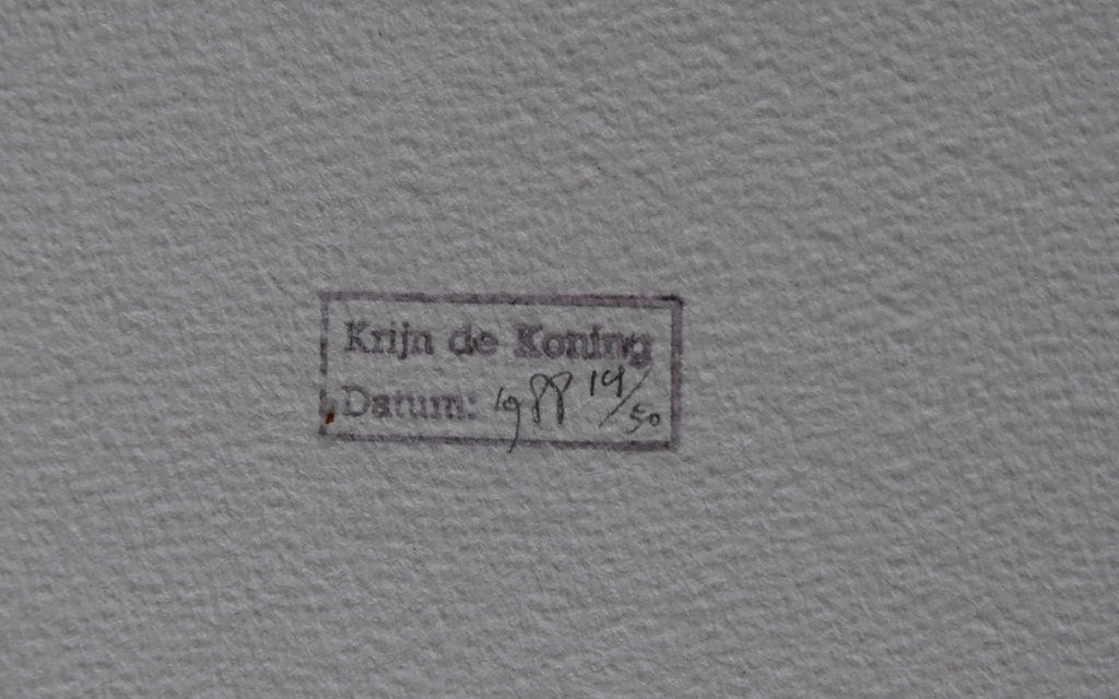 Krijn de Koning # COMPOSITIE BIJ RUINE # 1988, gesigneerd/genummerd /mint- kopen? Bied vanaf 49!
