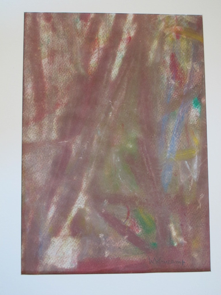 Theo Wolvecamp, gouache verkocht voor € 95!