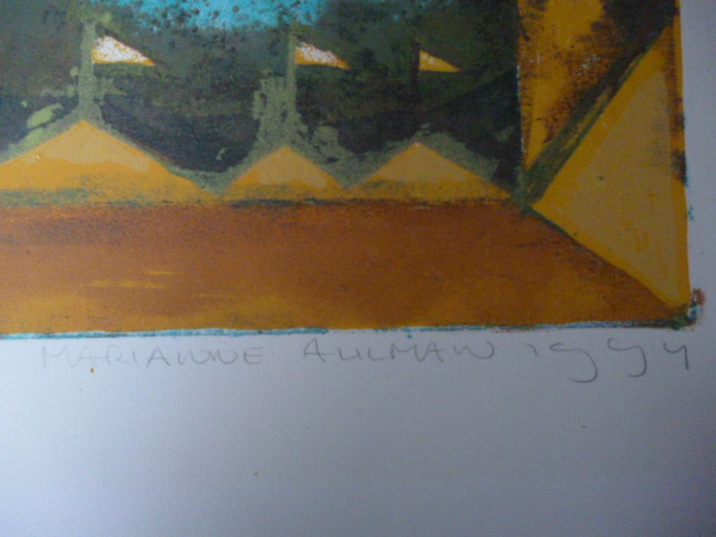 Marianne Aulman - kleurenlitho - King and Castle I kopen? Bied vanaf 35!