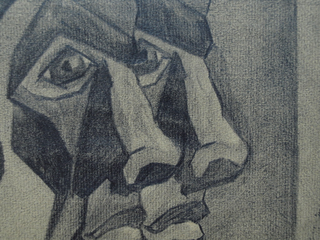 Onduidelijke signatuur : Tekening – 2 Hoofden – ca 1e helft 20e eeuw kopen? Bied vanaf 1!