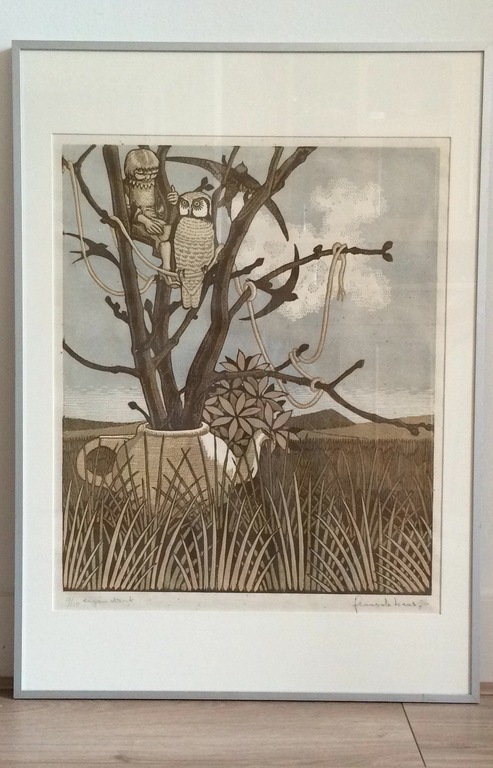 Frans de Haas "Kastanjetakken" (1976) - ZEER BEPERKTE OPLAGE "Kastanjetakken" (1976) - ZEER BEPERKTE OPLAGE verkocht voor € 45!