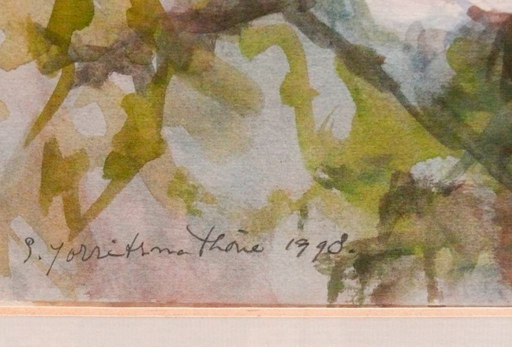 Eva Jorrtisma-Thöne, aquarel, Magnolia kopen? Bied vanaf 75!