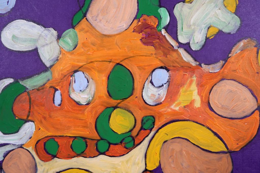 Meertje Kaal: Olieverf op papier, Het bloemen meisje - Ingelijst kopen? Bied vanaf 1!