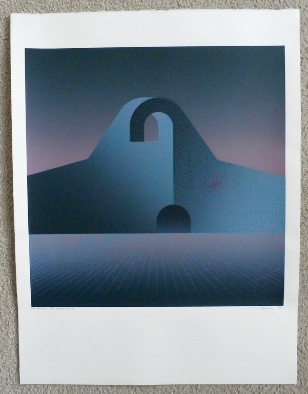 Dirk Huizer - zeefdruk: De Burcht - 1986 kopen? Bied vanaf 60!