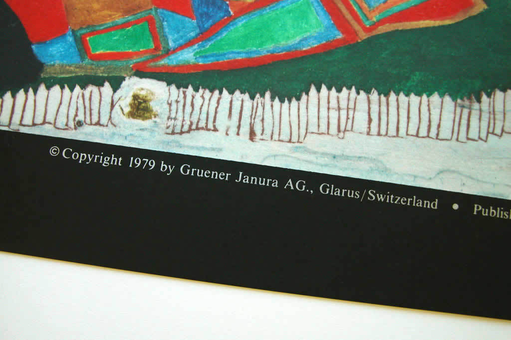 Friedensreich Hundertwasser 'Garden of the happy Deaths' - granolithografie, oplage 4000 ex., 1979 kopen? Bied vanaf 90!