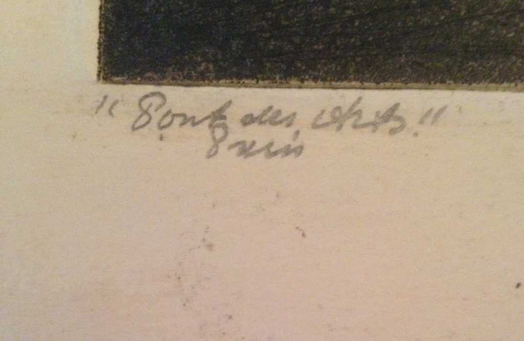 Dick van Luijn ets ” Pont des Arts” Parijs. kopen? Bied vanaf 1!