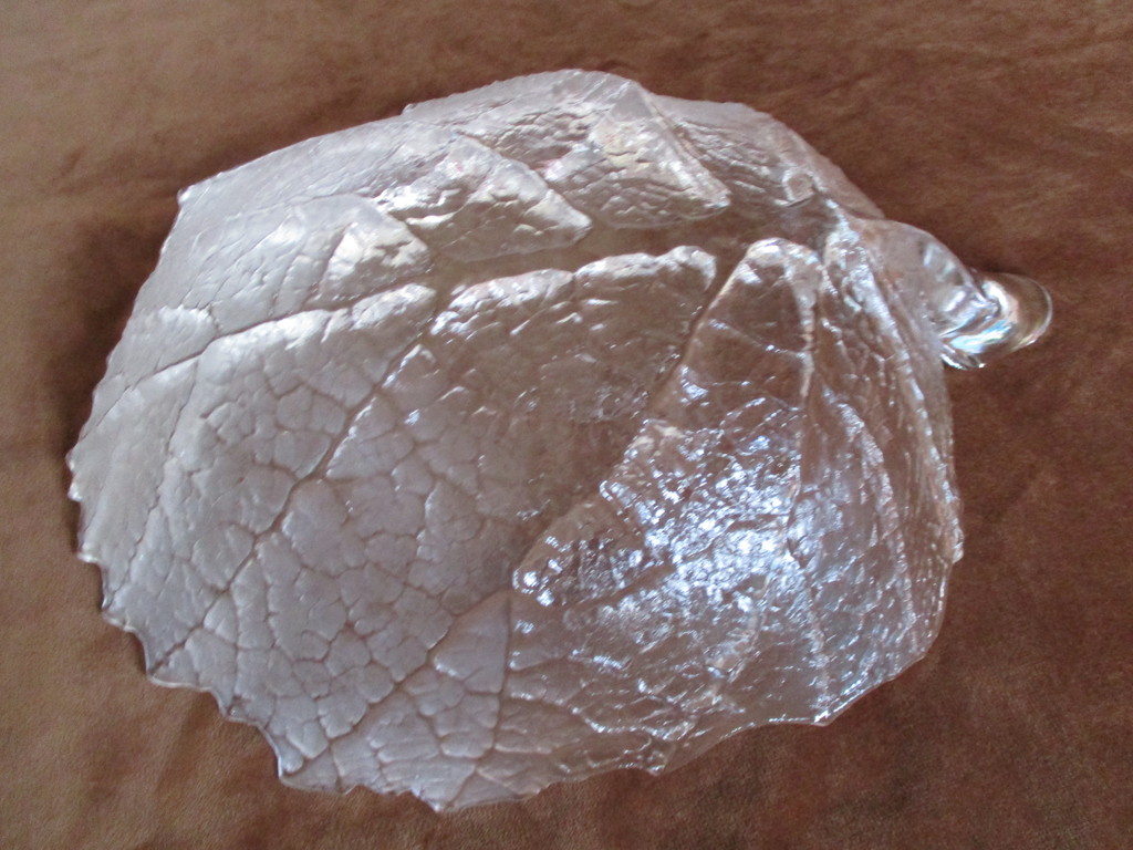 Matt Jonasson - Kristallen schaal in vorm van een blad kopen? Bied vanaf 25!