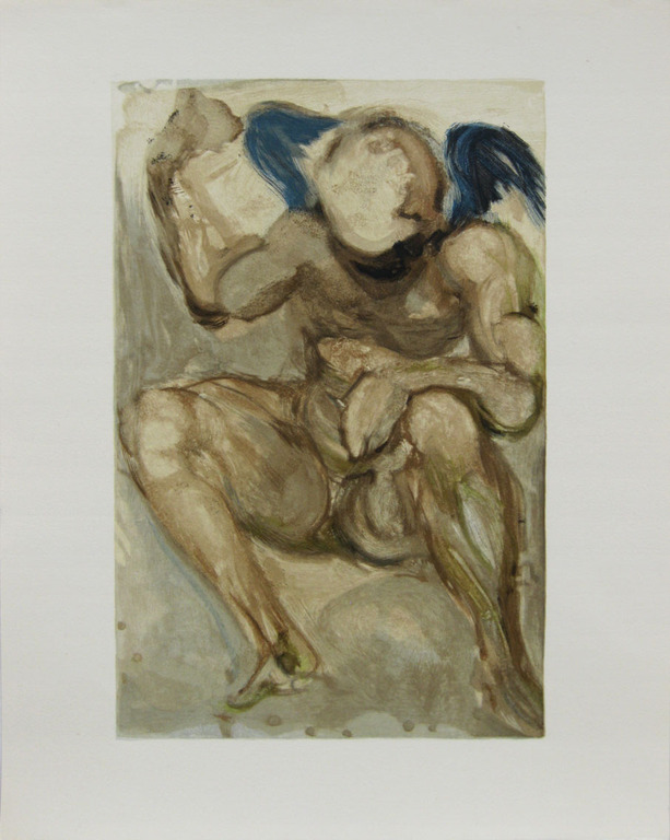 Salvador Dali - 'Afgunst' (Canto 15)- Originele houtgravure - 1960 kopen? Bied vanaf 120!