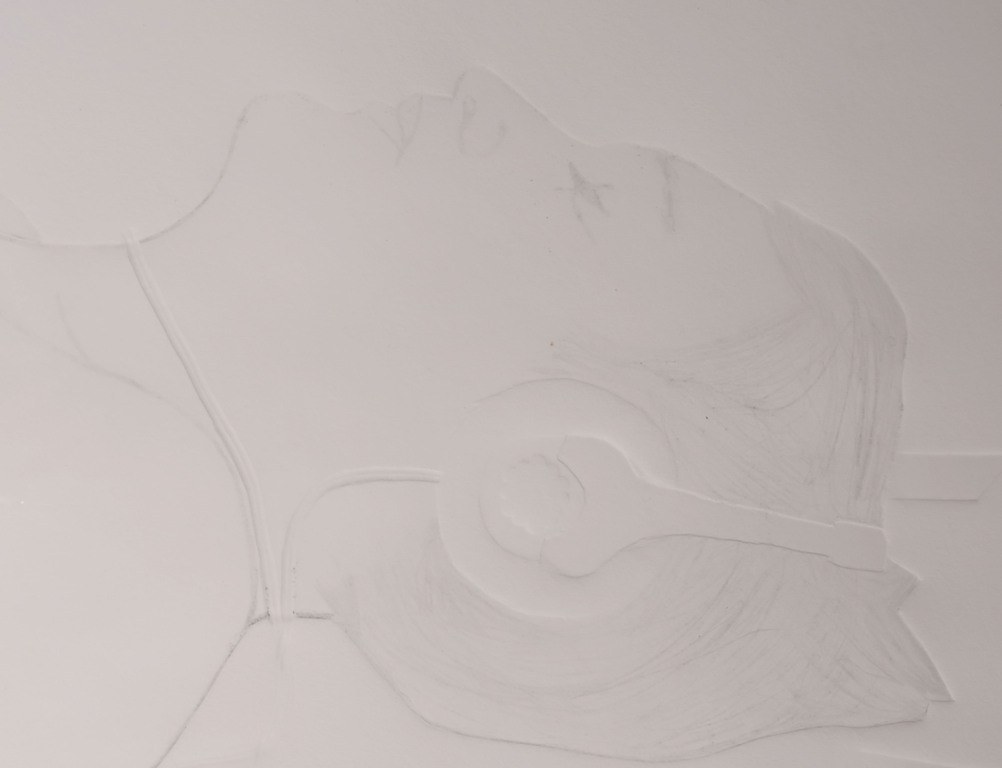 Annemiek Vera: Blinddruk, De Walkman - Ingelijst (Zeer groot) kopen? Bied vanaf 100!